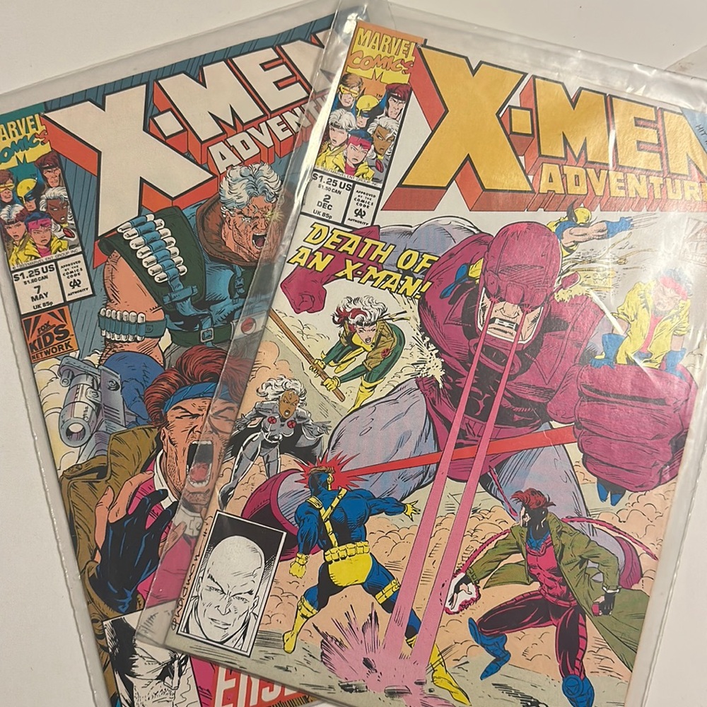 Vintage Marvel Comics “X-Men Adventures” (Set of 2)